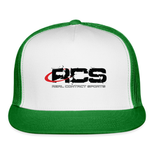 Load image into Gallery viewer, RCS Trucker Cap - white/kelly green