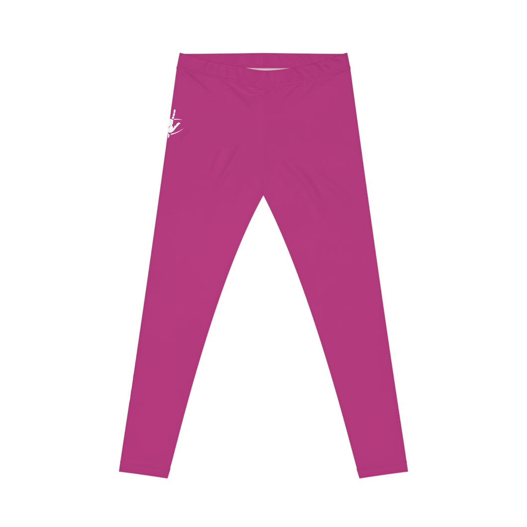 Pink Women's Leggings - Real Contact Sports Design