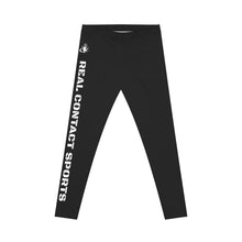 Load image into Gallery viewer, Real Contact Sports Black Leggings
