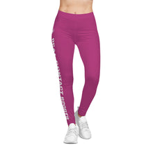 Load image into Gallery viewer, Pink Women's Leggings - Real Contact Sports Design
