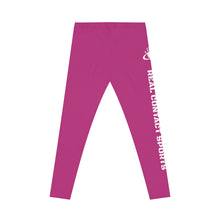 Load image into Gallery viewer, Pink Women&#39;s Leggings - Real Contact Sports Design
