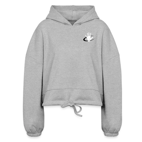 RCS Women’s Cropped Hoodie - heather gray