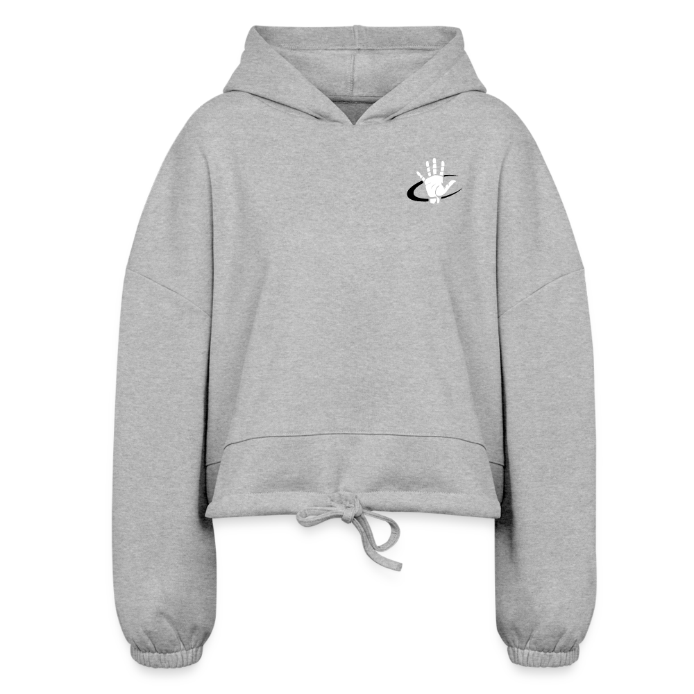 RCS Women’s Cropped Hoodie - heather gray