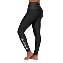 Load image into Gallery viewer, RCS High Waisted Yoga Leggings - Black/White
