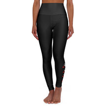 Load image into Gallery viewer, RCS High Waisted Yoga Leggings - Black/White
