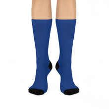 Load image into Gallery viewer, RCS Blue Cushioned Crew Socks
