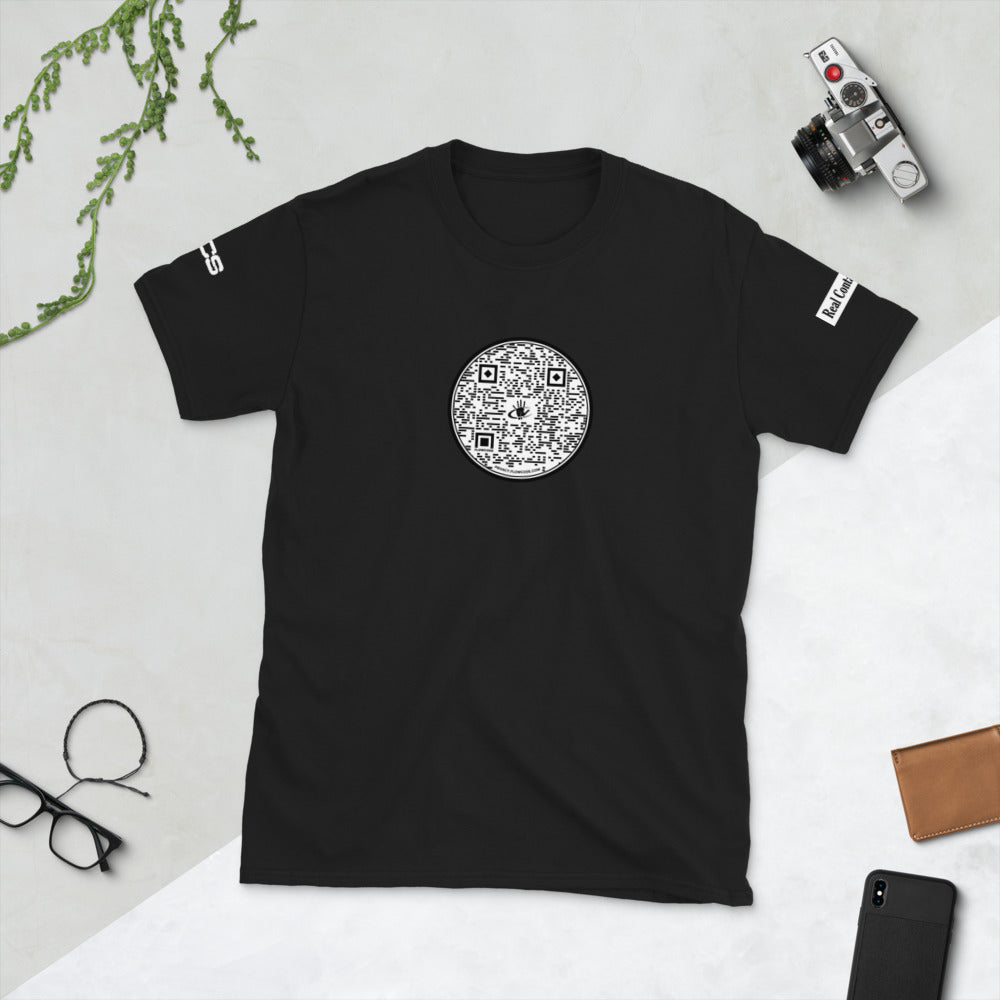 RCS Short-Sleeve Unisex T-Shirt with Cool QR code